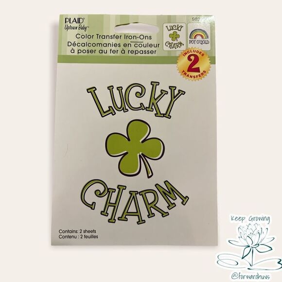 Lucky Charm & Rainbow Iron On Transfer - Picture 6 of 8